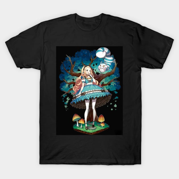 Alice in wonderland T-Shirt by BlackOcult